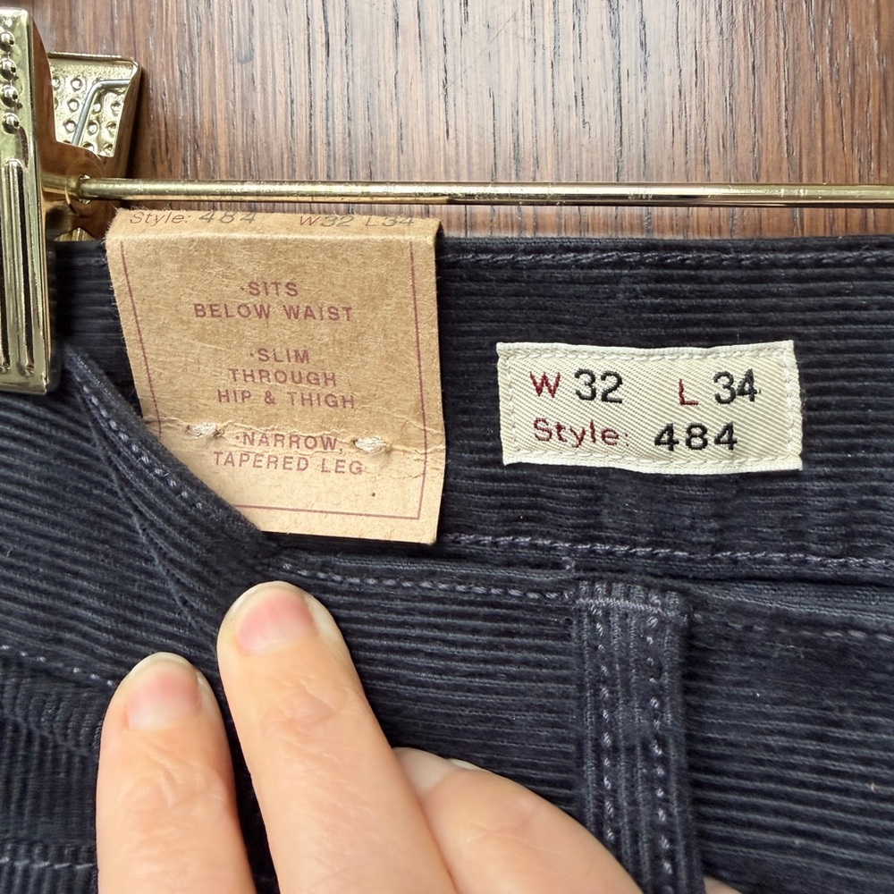 Eddie Bauer Charcoal Corduroy Pants